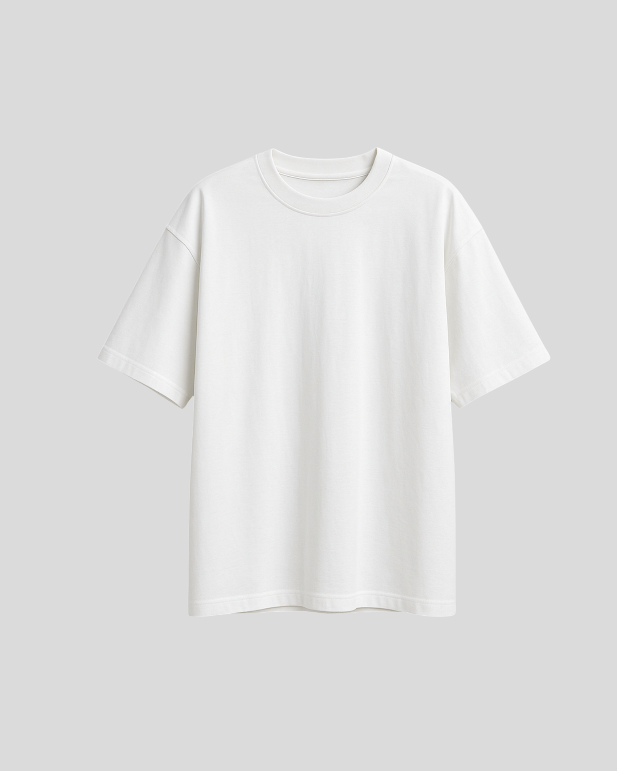 CAMISETA OVERSIZED 270GR BASICA BLANCA