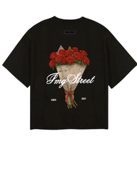 Camiseta flower - Oversized 270gr