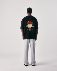 Camiseta flower - Oversized 270gr
