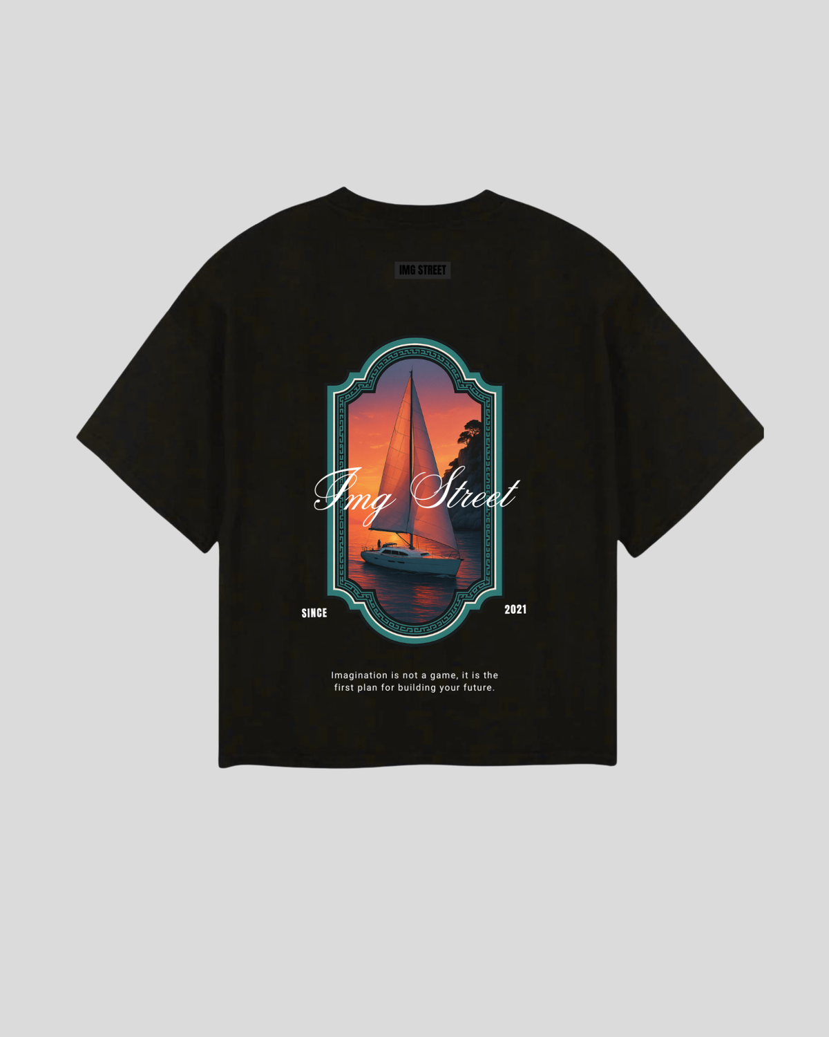 Camiseta Villa Black -Oversized 270gr