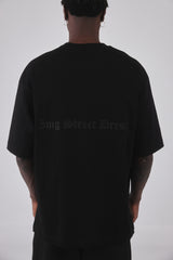 Camiseta Basic Evolution Negro con letras negras