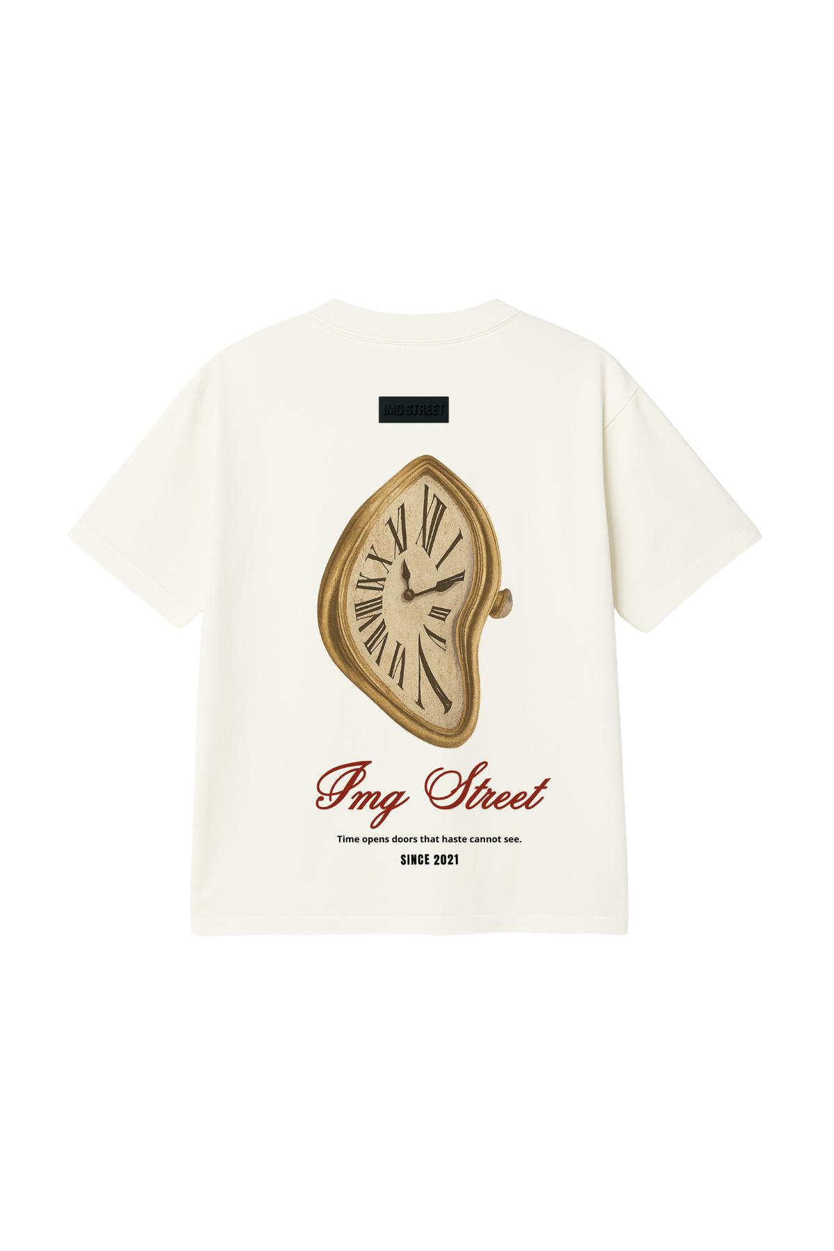 Camiseta Clock white