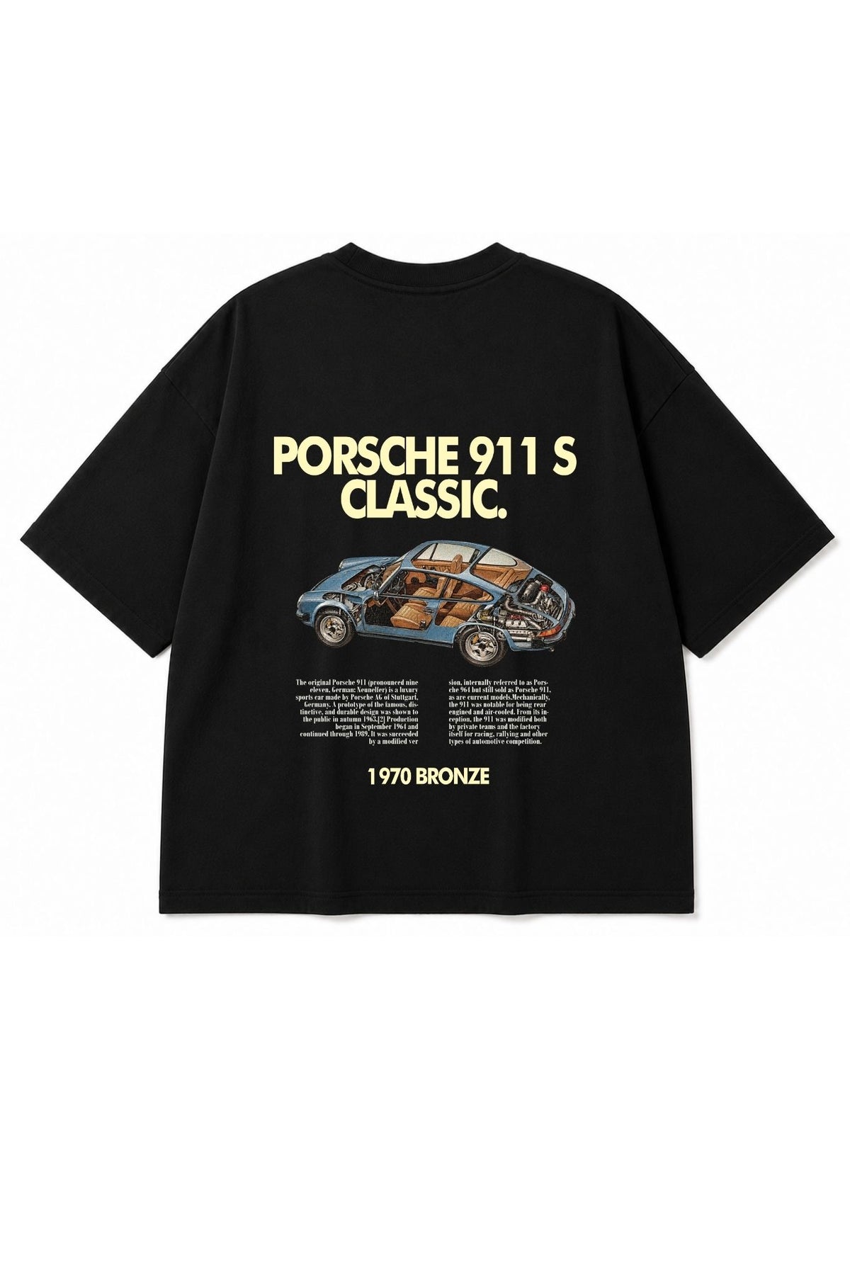PRE ORDEN - Camiseta PORSCHE  BLACK